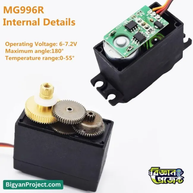 MG996R 360 Servo Motor Buy for Arduino and RC Car Robot