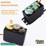 MG996R 360 Servo Motor Buy for Arduino and RC Car Robot