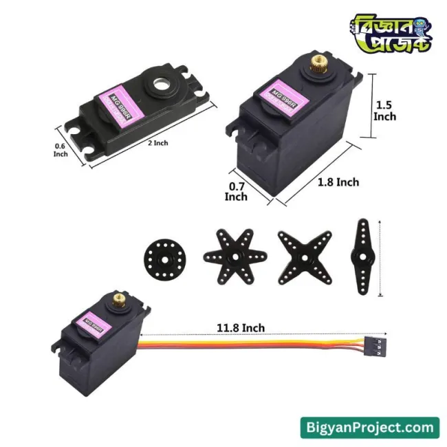 MG996R 360 Servo Motor Buy for Arduino and RC Car Robot
