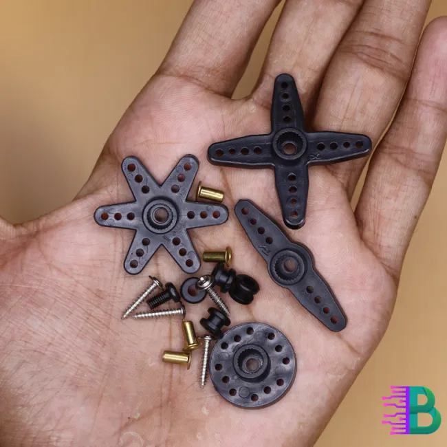 MG995 ৩৬০ ডিগ্রি মেটাল গিয়ার সার্ভো মোটর রোবটিক্সের জন্য