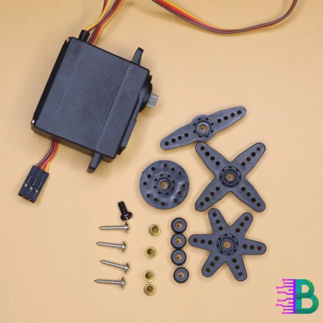 MG995 ৩৬০ ডিগ্রি মেটাল গিয়ার সার্ভো মোটর রোবটিক্সের জন্য