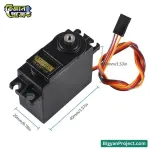 MG995 180° মেটাল গিয়ার সার্ভো RC রোবটের জন্য