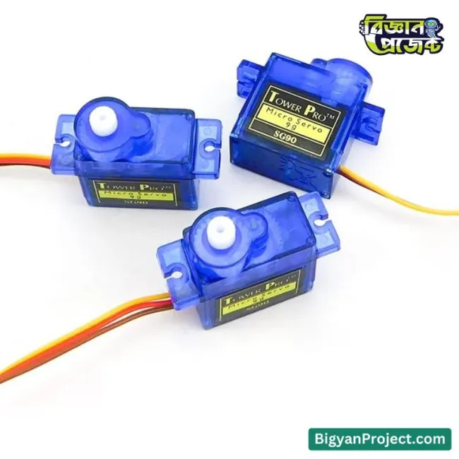 SG90 মাইক্রো সার্ভো মোটর - DIY রোবোটিক্স ও বিজ্ঞান মেলার জন্য