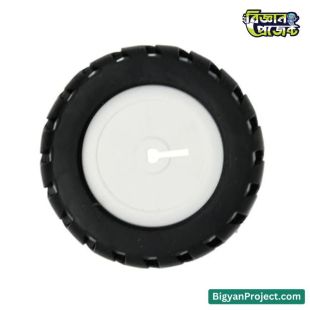 43x19mm D-Hole Rubber Wheel for N20 Motor Buy at Bigyan Project