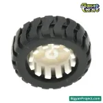 43x19mm D-Hole রাবার চাকা N20 মোটরের জন্য Buy Bigyan Project