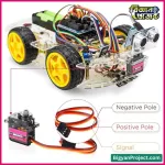 MG90s RC 9g সার্ভো মোটর কিনুন সেমি-মেটাল গিয়ারসহ