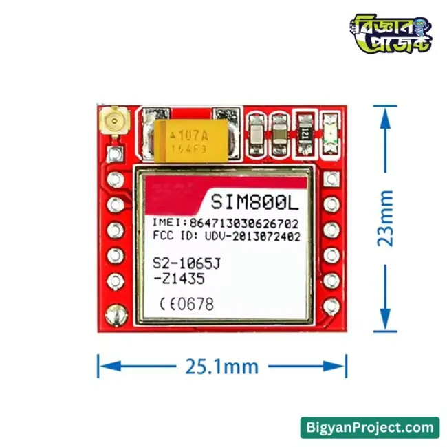 SIM800L GSM GPRS মডিউল অ্যান্টেনা সহ মডিউল কিনুন