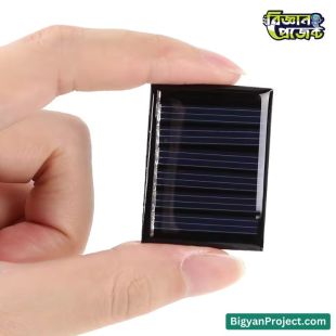 ৩ ভোল্ট সোলার প্যানেল 40x30mm ৫০ মিলি আম্পিয়ার  ০.১৫ ওয়াট