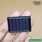 ৩ ভোল্ট সোলার প্যানেল 40x30mm ৫০ মিলি আম্পিয়ার  ০.১৫ ওয়াট