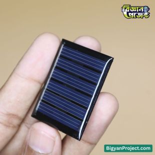 ৩ ভোল্ট সোলার প্যানেল 40x30mm ৫০ মিলি আম্পিয়ার  ০.১৫ ওয়াট