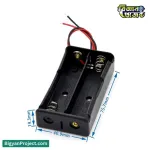 ডুয়াল স্লট ১৮৬৫০ ব্যাটারি হোল্ডার কেস