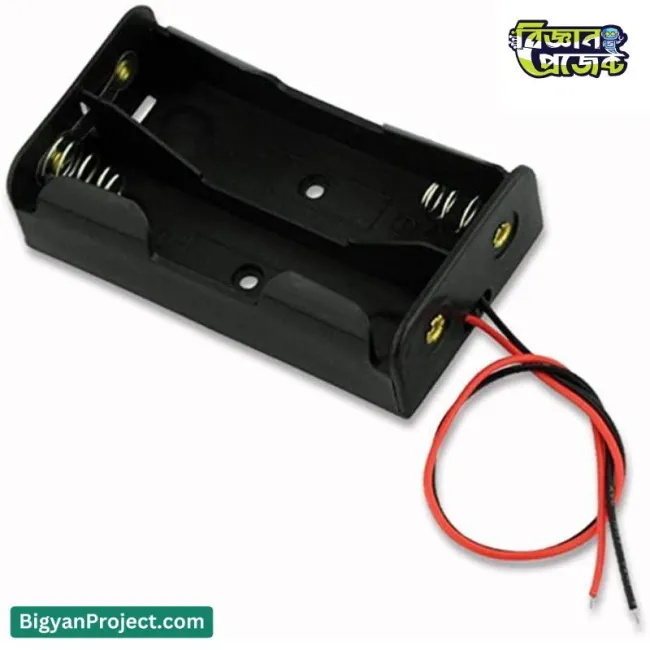 ডুয়াল স্লট ১৮৬৫০ ব্যাটারি হোল্ডার কেস