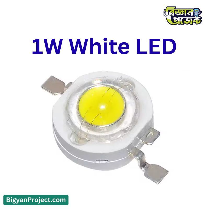 ১ ওয়াট কুল হোয়াইট COB LED চিপ – এখনই কিনুন অনলাইনে