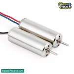১০২০ কোরলেস মোটর ৩.৭ ভোল্ট 53000RPM RC ড্রোনের জন্য 10mm*20mm