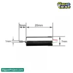 ৭২০ কোরলেস ডিসি মোটর ৩.৭ভি ৫৫০০০rpm কোয়াডকপ্টারের জন্য