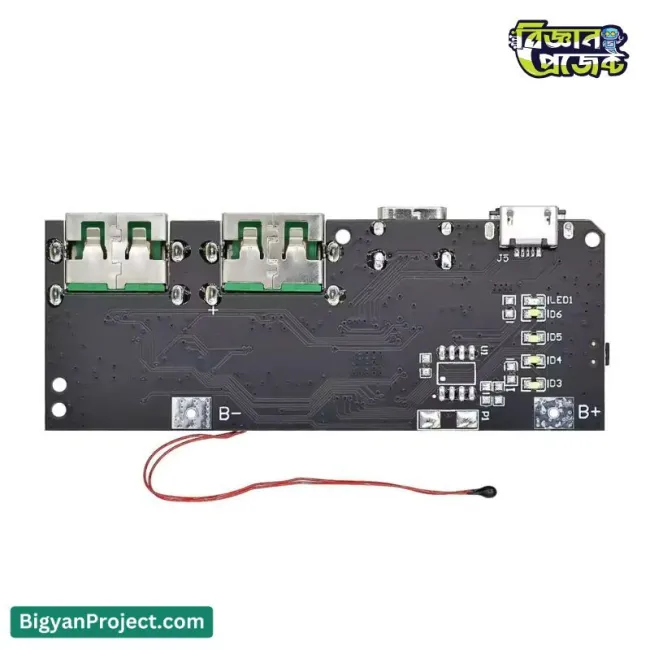 ২২.৫W পাওয়ার ব্যাংক চার্জিং মডিউল QC4.0 ডুয়াল ইউএসবি টাইপ-C ও মাইক্রো