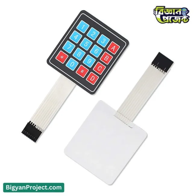 4x4 কীপ্যাড ১৬ কী মেমব্রেন সুইচ আরডুইনো ESP32 এর জন্য