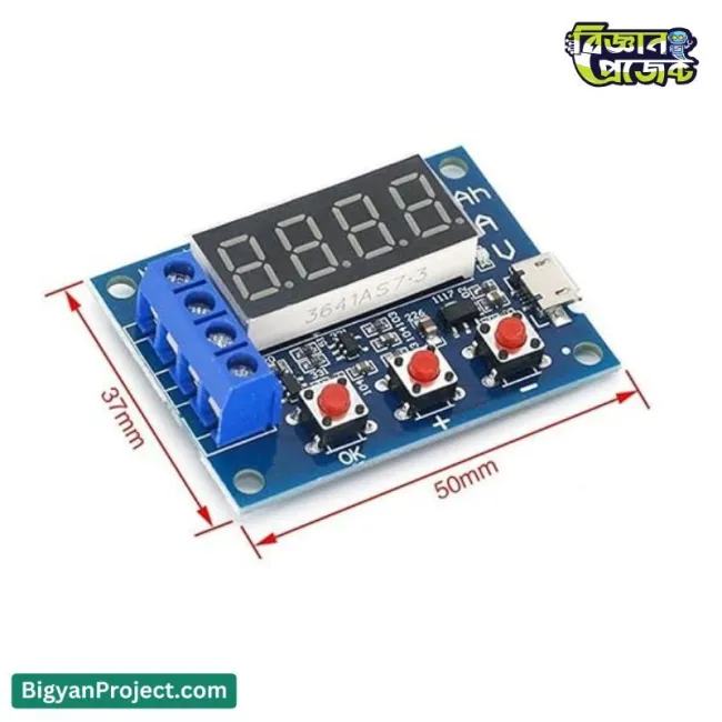 ZB2L3 18650 লিথিয়াম ব্যাটারি ক্যাপাসিটি টেস্টার ও ডিসচার্জ মিটার