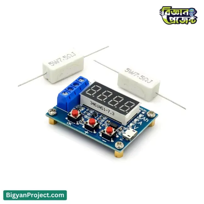 ZB2L3 18650 লিথিয়াম ব্যাটারি ক্যাপাসিটি টেস্টার ও ডিসচার্জ মিটার