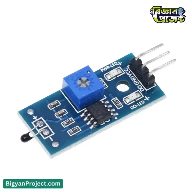 NTC ৩ পিন তাপমাত্রা সেন্সর মডিউল আরডুইনোর জন্য – অনলাইনে অর্ডার করুন