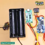 সোলার ট্র্যাকার সিস্টেম সার্ভো মোটর ও তাপমাত্রা সেন্সরসহ