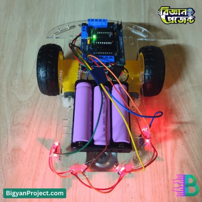 লাইন ফলোয়িং রোবট | আরডুইনো প্রজেক্ট BD