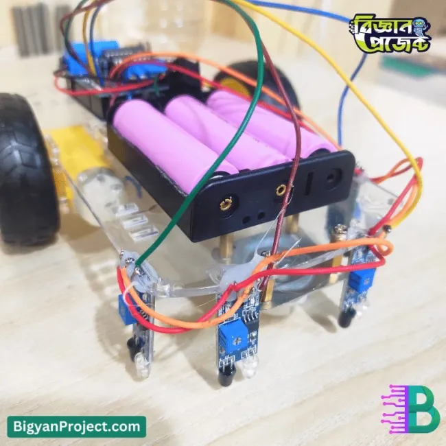 লাইন ফলোয়িং রোবট | আরডুইনো প্রজেক্ট BD