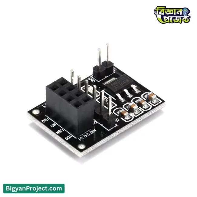 NRF24L01 সকেট অ্যাডাপ্টার বোর্ড ৮ পিন ৩.৩V রেগুলেটর কিনুন