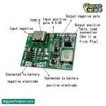 টাইপ-সি J5019 বুস্ট মডিউল 3.7V থেকে 27V 2A