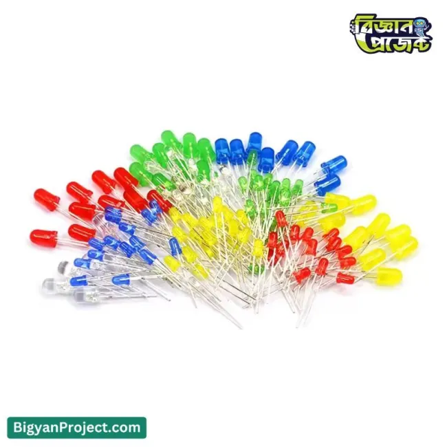 কিনুন ৫মিমি LED লাইট - লাল, সবুজ, নীল, সাদা