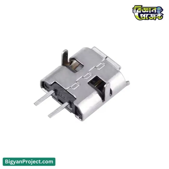 Micro USB 2-Pin Female Connector | Power Jack for Sale