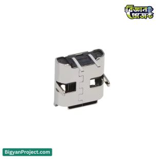 মাইক্রো USB ২-পিন ফিমেল কানেক্টর | পাওয়ার জ্যাক কিনুন