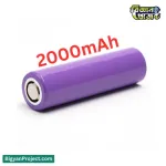 18650 রিচার্জেবল লিথিয়াম আয়ন ব্যাটারি 2000mAh 3.7V কিনুন