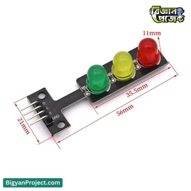 ৫ভি ট্র্যাফিক লাইট LED মডিউল কিনুন Arduino-এর জন্য