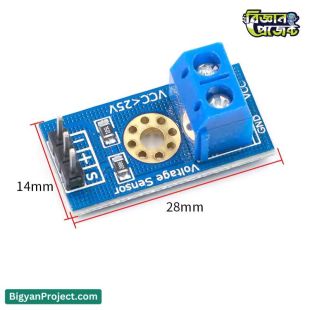 Buy Voltage Sensor Module DC 0-25V for Arduino Projects