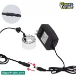 মিস্ট মেকার কিনুন - ১২ LED আল্ট্রাসনিক ফগার ও হিউমিডিফায়ার