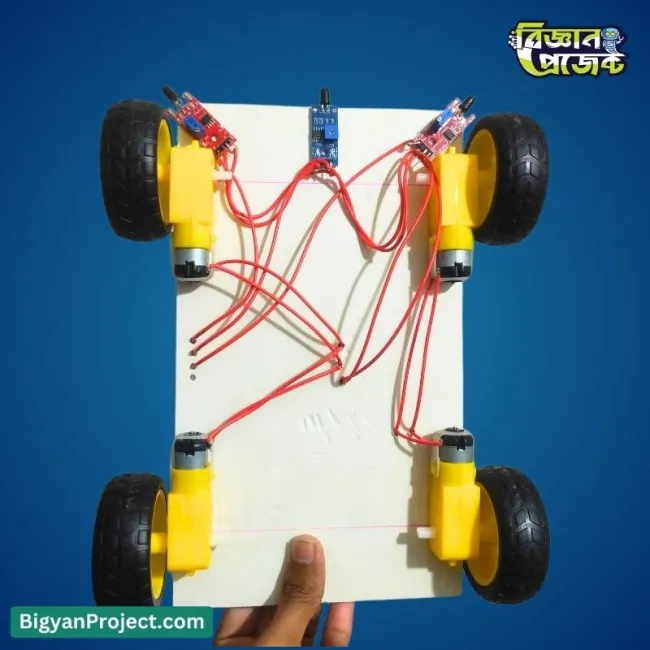 স্মার্ট ফায়ারফাইটিং রোবট ফ্লেম সেন্সর ও পানির পাম্প সহ