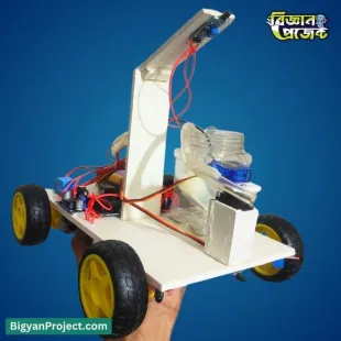 Smart Firefighting Robot with Flame Sensor & Water Pump