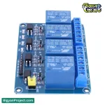 5V 4-চ্যানেল রিলে মডিউল কিনুন অনলাইনে (অপটোকাপলার)