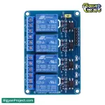 5V 4-চ্যানেল রিলে মডিউল কিনুন অনলাইনে (অপটোকাপলার)