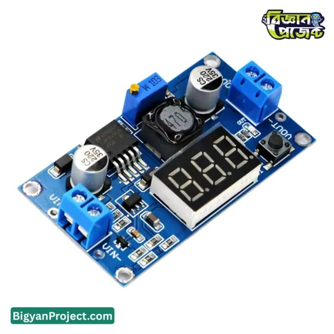 LM2596 ডিসি-ডিসি বাক কনভার্টার মডিউল কিনুন ডিসপ্লে সহ