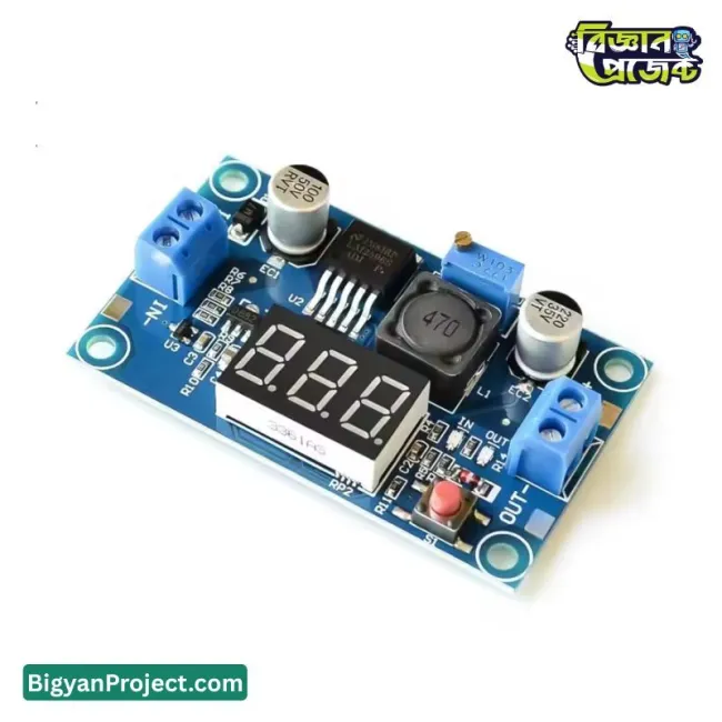 LM2596 ডিসি-ডিসি বাক কনভার্টার মডিউল কিনুন ডিসপ্লে সহ