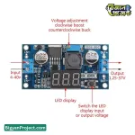 LM2596 ডিসি-ডিসি বাক কনভার্টার মডিউল কিনুন ডিসপ্লে সহ