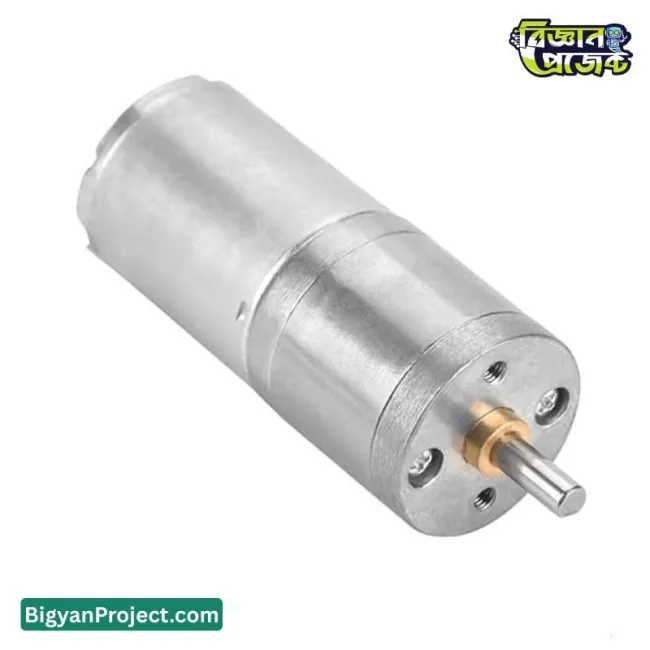 DC 12V 25GA-370 মেটাল গিয়ার মোটর 100RPM অনলাইনে কিনুন