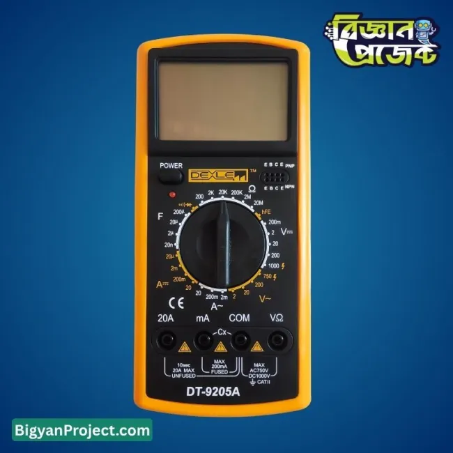 buy DT-9205A ডিজিটাল মাল্টিমিটার ভোল্টেজ ও কারেন্ট মাপার জন্য