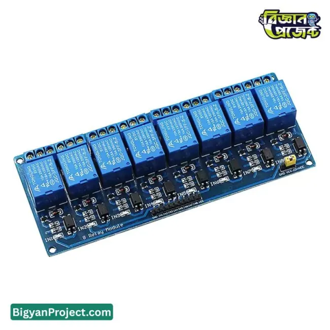 buy 5V ৮ চ্যানেল অপটো-কাপলার রিলে মডিউল