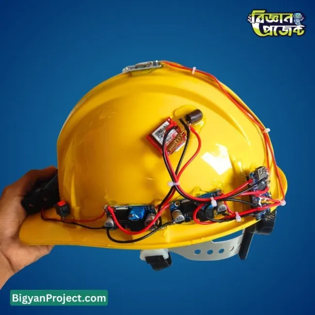 শ্রমিক ও বাইক রাইডার সেফটি হেলমেট অ্যাক্সিডেন্ট অ্যালার্ট ও GPS ট্র্যাকিংসহ