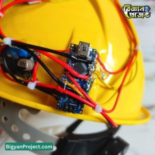 Worker & Bike Rider Safety Helmet with Accident Alert and GPS Tracking