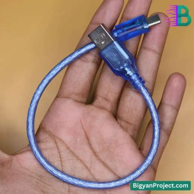 আরডুইনো টাইপ-সি কেবল - এ টু সি ৩০সেমি প্রজেক্টের জন্য