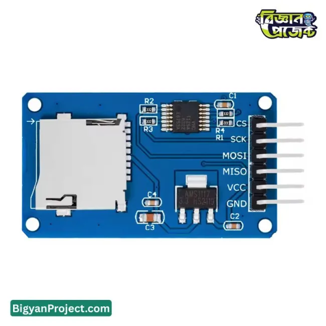 মাইক্রো SD SPI কার্ড রিডার মডিউল আরডুইনোর জন্য